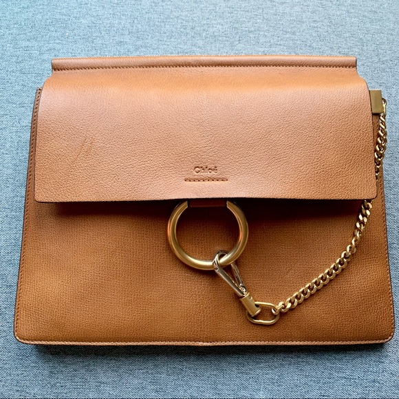 Chloe Medium Faye Tan Bag - Picture 1 of 8